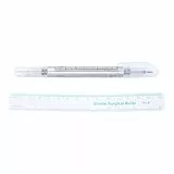 frcolor Marker-Spitze Chirurgische Haut Marker Stift Tattoomaschine Piercing Permanent Make-up Doppel Ende Tinte Tintenpatrone mit Regel