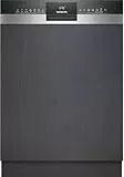 Siemens SN53ES06VE, iQ300 Smarter Geschirrspüler, Teilintegrierte Spülmaschine, 60 cm, Besteckschublade, auto Türöffnung, Dreifach rackMatic, Besonders leise, intesiveZone, varioSpeed, aquaStop
