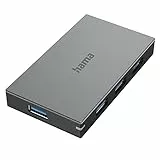 Hama 200115 USB-Hub, 4 Ports, 5 Gbit/s, Laden 00200115