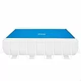 Intex Solarabdeckplane für Ultra Frame rechteckig 488 x 244 cm, Stärke 160 Mikron, Fertigungsmaß: 476 x 234 cm, 28029 Blau