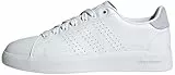 adidas Damen Advantage Premium Leather Shoes Schuhe, Cloud White/Cloud White/Silver Dawn, 38 EU