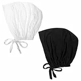 JJUNW 2 Stück Damen Hijab Undercap, Hijab Kopftuch Dame Muslimische Turban Elastische Untertuch Bonnet Kopftücher Kopftücher Chemo Tie Back Closure