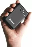 Intenso B10000 – 10.000 mAh Powerbank, mobiler Zusatzakku, USB-C & 2X USB-A, LED-Statusanzeige, geprüft in Deutschland, schwarz