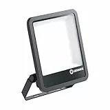 Ledvance LED-Scheinwerfer aus Aluminium, schwarz, 167 W, 25.000 lm, 100D – 865 Tageslicht | IP66 – symmetrisch