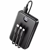 Power Bank 40000mAh, 22,5W USB C Schnellladen Externer Akku mit LED Display & 3-in-1 Kabel, Tragbares Ladegerät für iPhone 17/16/15/14/13/12 Pro Max and More