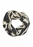 s.Oliver Lässiger Loop Schal aus Viskose mit All-over-Print
