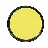 Akozon Kamera Slim Filter 52 Mm Objektivfilter Optisches Glas Kameraobjektivfilter für Digitalkameras Serie für Video-Vlog-Portraitfotografie(Gelb)