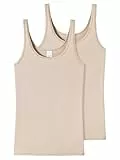 Schiesser Damen 2 Pack Trägertop Unterhemd - Modal Essentials