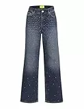 JJXX Damen Jxtokyo Wide Hw Stone DNM Jeanshose, Medium Blue Denim, 31W / 32L EU