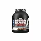 Weider Mega Mass 4000 - Weight Gainer Pulver mit 48g Protein & Kreatin pro Portion - Für hohe Kalorienaufnahme - 3kg - Schokolade