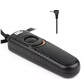 Pixel Kabelfernauslöser RC201-L1 Drahtauslöser Kompatibel mit Panasonic Lumix S5 S1H S1R S1M S1 G95 G91 fz1000 ii G9 GH5 GH6 G85 G81 GX8 GX7 GH4 GH3 FZ2500 FZ2000 FZ1000 FZ300 FZ200 ähnlich DMW-RSL1