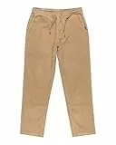 Quiksilver Taxer Regular Cord Pant Herrenhose, Beige, L
