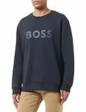 BOSS Herren Salbo Sweatshirt, Dark Blue402, L EU