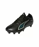 PUMA Unisex Ultra 6 Play Fg/Ag Fußballschuh, Puma Black Fizzy Light Green Terrain, 39 EU