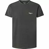 Pepe Jeans Herren Original Basic 3n T-Shirt, Grau (Dunkelgrau meliert), L