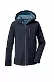 killtec Jungen Softshelljacke/Outdoorjacke mit Kapuze Jungen Softshelljacke, dunkelnavy, 176, 43198-000