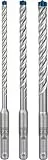 Bosch 5x EXPERT SDS plus-7X Hammerbohrer-Sets (für Weichgestein, Harter Stein, Ø 6-10 mm, Professional Zubehör Bohrhammer)