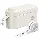 Makeid L1 Etikettendrucker, Etikettiergerät Selbstklebend Beschriftungsgerät Bluetooth Tragbarer Labeldrucker Mini Label Printer für Zuhause & Büro, Druckgröße 9-16 mm 31mm/s