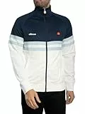 Ellesse Herren Rimini Trainingsjacke, Off White/Navy, L