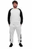 Bahob® Herren-Trainingsanzug-Set, 2-teilig, Sweatshirt und Jogginghose für Herren, Fleece-Trainingsanzug-Set, Fitnessstudio, Freizeit, Training, Laufen, Sport, Loungewear, S-XXL, MRTS-151-B, XL