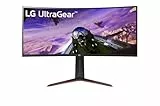 LG Electronics 34GP63AP-B.AEU UltraGear™ UWQHD Curved Gaming Monitor 34', 3440 x 1440, 21:9, 5 ms GtG, 160 Hz, HDR10, Motion Blur Reduction, AMD FreeSync™ Preminum- Schwarz