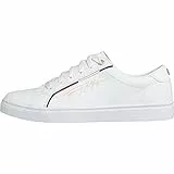 Tommy Hilfiger Damen Cupsole Sneaker Tommy Signature Schuhe, Weiß (White), 38 EU