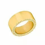 JOOP! Ring Edelstahl Unisex Damen Herren Ringe, Gold, Kommt in Schmuck Geschenk Box