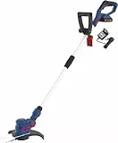 Güde 58598 Akku Rasentrimmer RT 18-201-05 (Inkl. 20 Ersatzmesser, 180° drehbarer Trimmerkopf, 2,0Ah Li-Ion Akku)