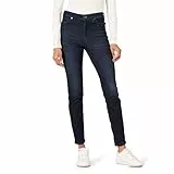 Amazon Essentials Damen Elastische Skinny-Jeans Mit Mittlerer Leibhöhe - Auslauffarben, Dunkle Waschung, 40 Kurz