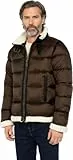 Schott NYC Herren Idak Jacke, braun, M