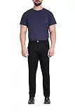 M17 Herren 5056242785200 Slim Fit Jeans Casual Classic Hose Cotton Zip Fly (34W / 31L, Schwarz), Black