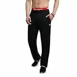 Champion Herren Open Bottom Light Weight Jersey Athletic Sweatpants, Schwarz, XL