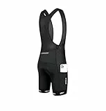 X-TIGER Bib Shorts Herren Kurz 5D Sitzpolster Schnelltrocknend Atmungsaktive Fahrradhose Herren Gepolstert mit 3 Taschen für MTB
