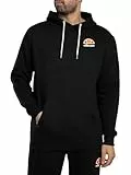 Ellesse Herren Logo Pullover Hoodie, Black, L
