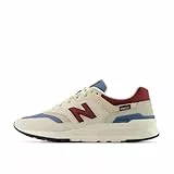 New Balance Herren 997H V1 Crosstrainer, Leinen/Shoreline Blue/Monarch Burgundy, 42.5 EU