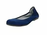 Däumling Mädchen Hadia Ballerinas, Blau Capretto Tiefsee 46, 34 EU