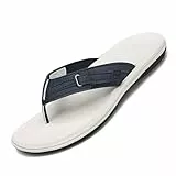 SAGUARO Flip Flops Herren Zehentrenner Rutschfest Badelatschen Sommer Zehensandalen Duschlatschen Bequeme Zehenstegpantolette Strandschuhe Outdoor Sandalen für Pool Strand Beach Dunkelblau,Gr.45