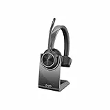 Poly – schnurloses Voyager 4310 UC-Headset mit Ladestation (Plantronics) – Ein-Ohr-Headset – USB-C-Bluetooth-Adapter – kompatibel mit Teams (zertifiziert), Zoom und mehr