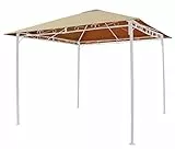 GRASEKAMP Qualität seit 1972 Universal Ersatzdach 293 x 293 cm Polyester Beige mit UV Schutz, wasserabweisend