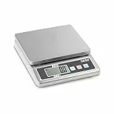 Kern & Sohn Tischwaage FOB 5K-3NS (Wägebereich: 5 kg, Ablesbarkeit: 1 g, rostfrei, glatte Oberfläche, rutschfreies Aufstellen, hohe Mobilität)