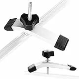 2 Stück Aluminiumlegierung Niederhalter Werkbank T-nut, M8 Stabil und Flexibel Niederhalter, Klemmung und Schnellspanner Schraubzwingen für Die Werkbank, Geeignet für Tischlerei und Möbelbau