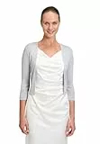 Vera Mont Damen Strickbolero ohne Verschluss M, Grau/Silber