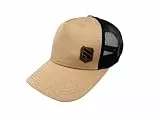 SABBOT Ezra Herren Snapback Cap, Damen Basecap, Outdoor Cap, Kappe mit Baumwolle und Elastan, Kappe, Modernes Design, Verstellbar, Atmungsaktives Netz (Beige)
