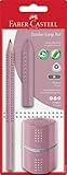 Faber-Castell - Schreibset Jumbo Grip Rose Shadows, 3-teilig