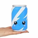 Anboor 4,7 'Squishies Toy Blue kann Kawaii weiches Spielzeug langsam gesteilte Squeeze Squishy Stressabbau für Kinder Erwachsene Spielzeug