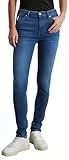 Marc O'Polo Denim Damen Jeanshose High Waist Skinny Fit, Blau (Bright Blue Multi 02), W27/L32