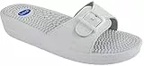Scholl New Massage, Sandali Donna, Bianco, 39 EU