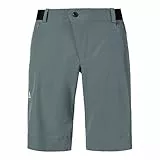 Schöffel Herren Shorts Style Keitele MNS, schnell trocknende Radlerhose mit radspezifischer Passform und 4-Wege-Stretch, Fahrradhose aus recyceltem Material, steel grey, 46
