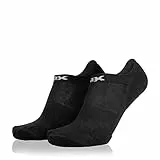 EIGHT SOX Eightsox Sneaker Merino Socken 2er Pack, Black, EU 35-38