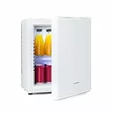 Klarstein Mini Kühlschrank für Zimmer, 23L Mini-Kühlschrank für Getränke & Kosmetik, Kleine Minibar, Kühlschrank Klein & Leise, Verstellbare Ablage, Kleiner Skincare Kühlschrank 5-15°C